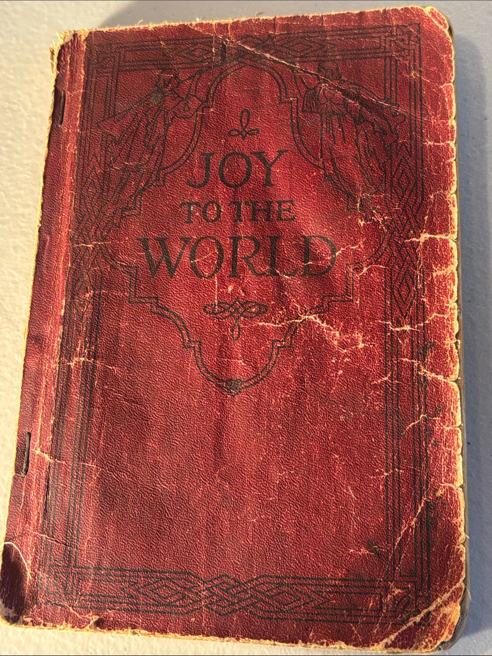 Vintage Antique 1915 “Joy To The World” Hymnal Book Dark Academia Cottagecore